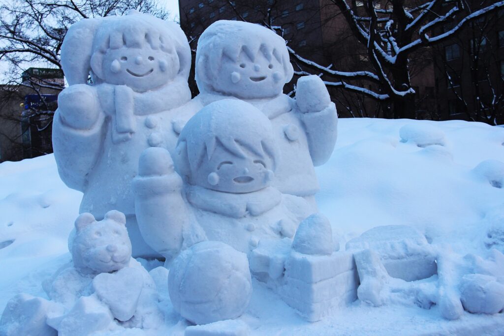 Snow Carvings