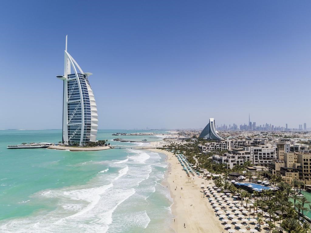 Jumeirah Beach Hotel a best place to stay in Dubai for families.