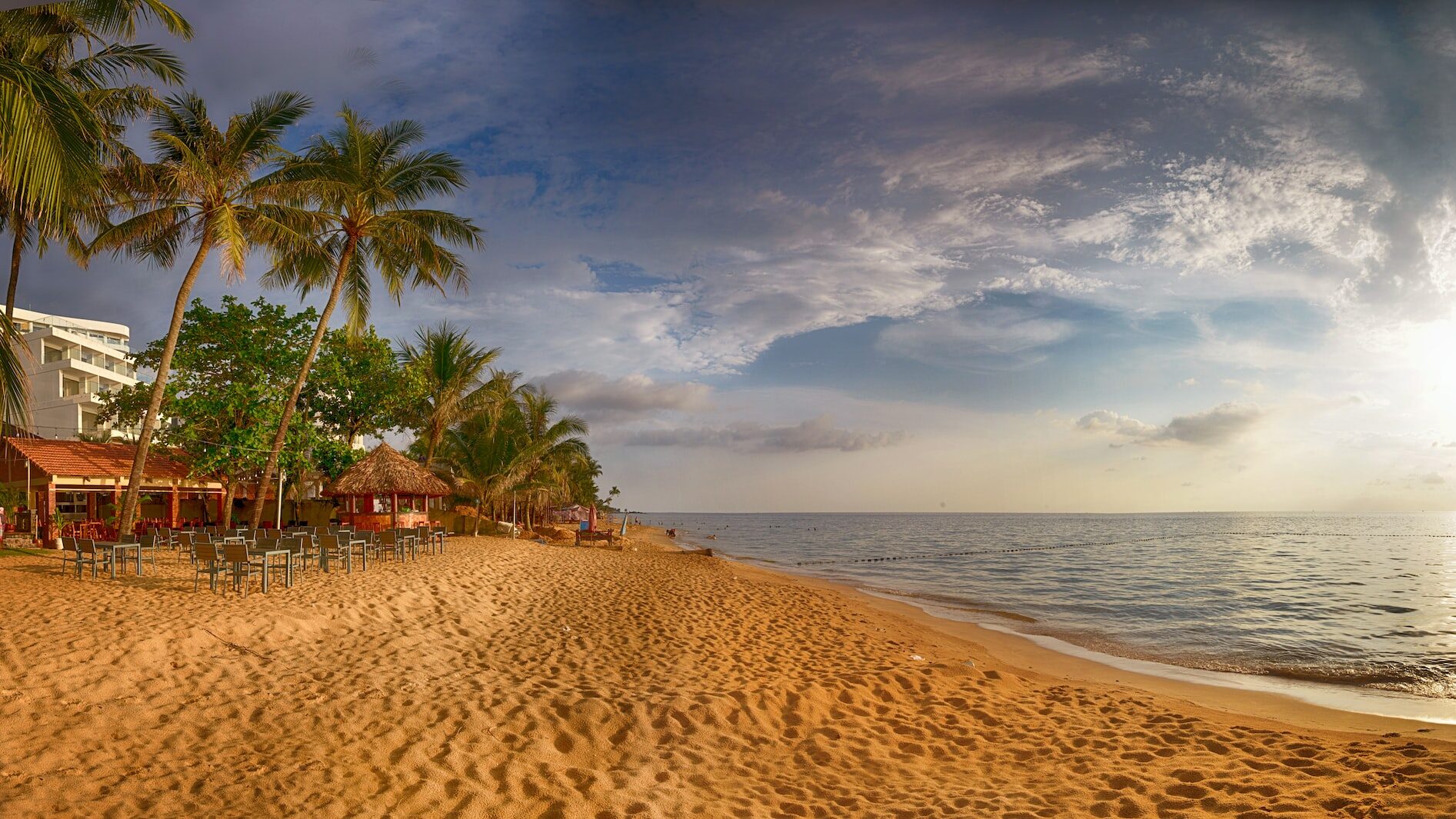 Sunset at Long Beach, Phu Quoc, Vietnam
