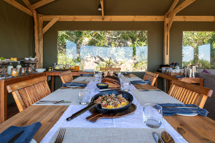 Food at Shamwari Private Game Reserve