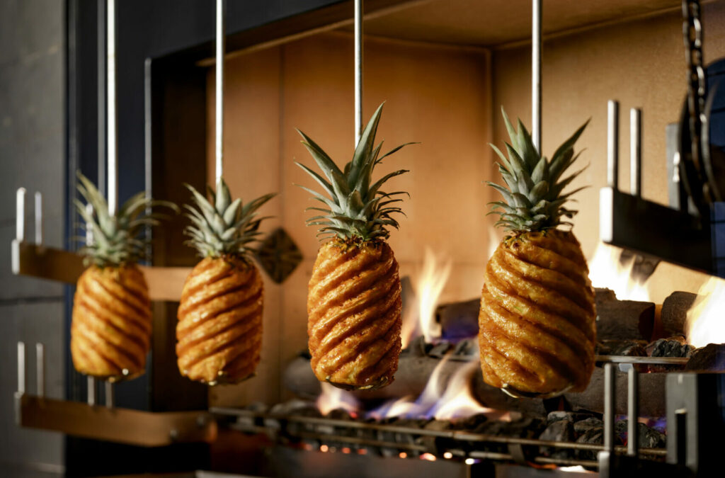Atlantis the Royal pineapple rotisserie
