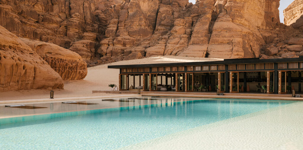 Habitas AlUla hotel pool