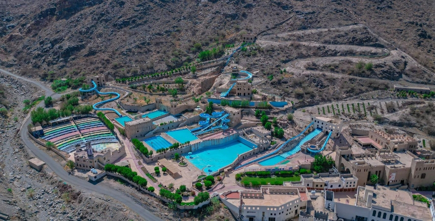 Explore water village in Taif, Saudi Arabia