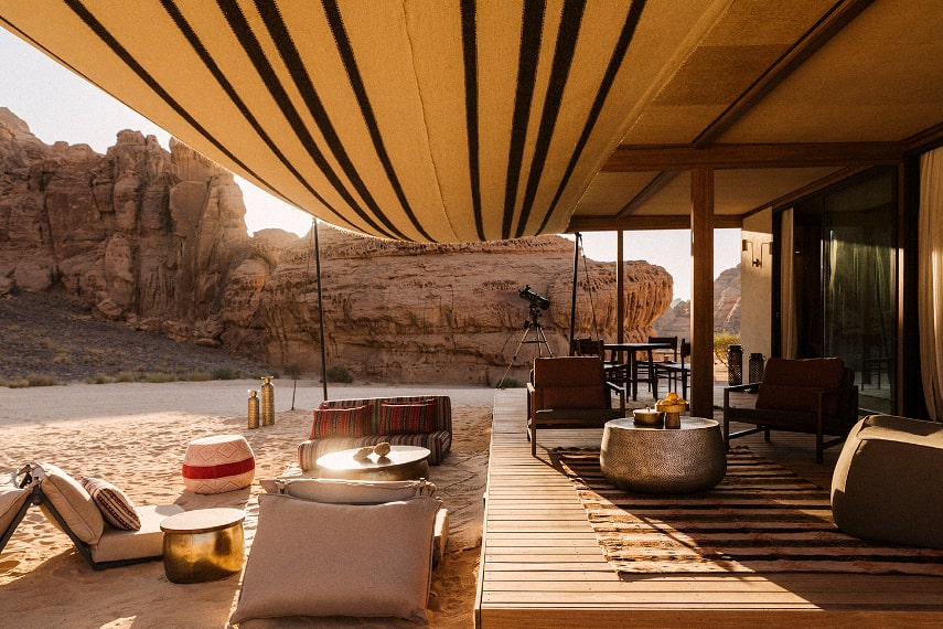 Ashar Deck a best place to eat in AlUla