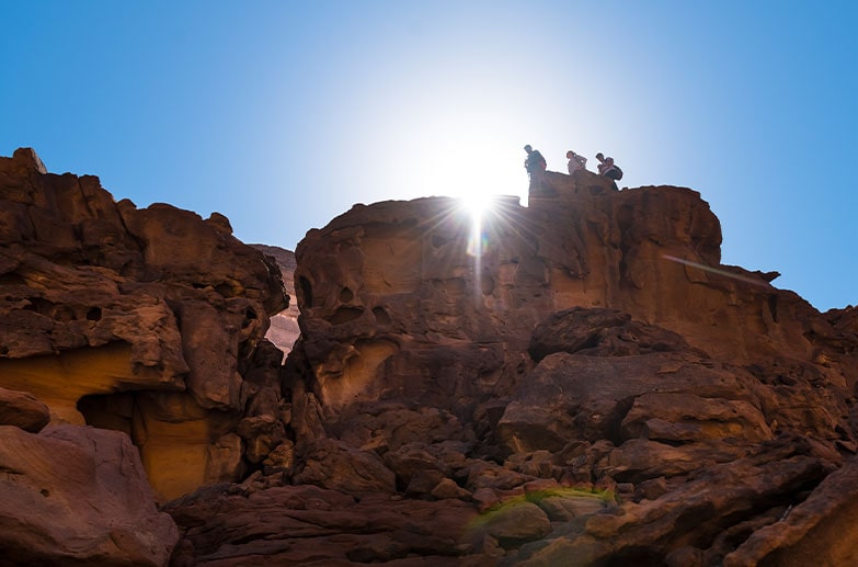 Hiking session
