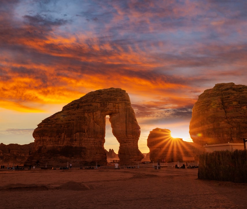 See the sunset at the Elephant Rock