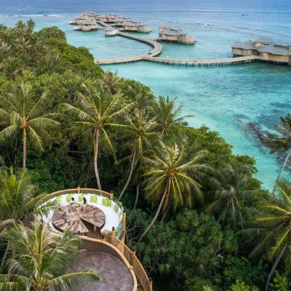 Flying Sauces restaurant Soneva Fushi Maldives