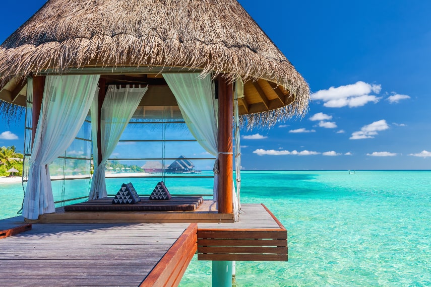 Cost of trip in december in the Maldives