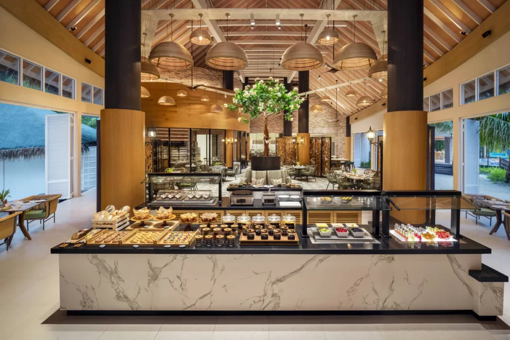 JW Marriott Maldives Resort and Spa restaurant