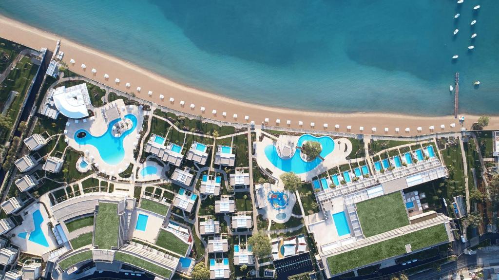 Ikos Dassia Corfu from above