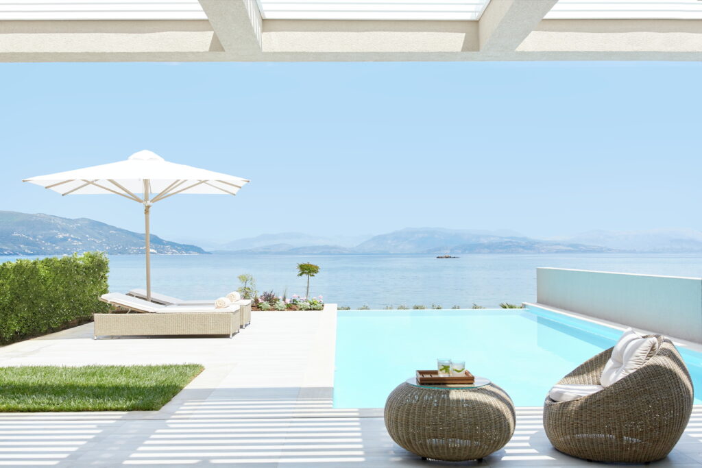 Ikos Dassia Corfu by the pool