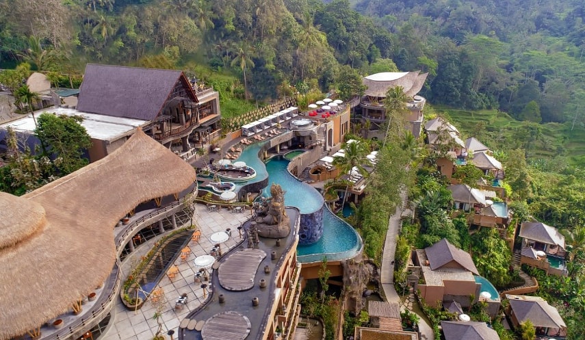 The Kayon Jungle Resort a best jungle resort in the world