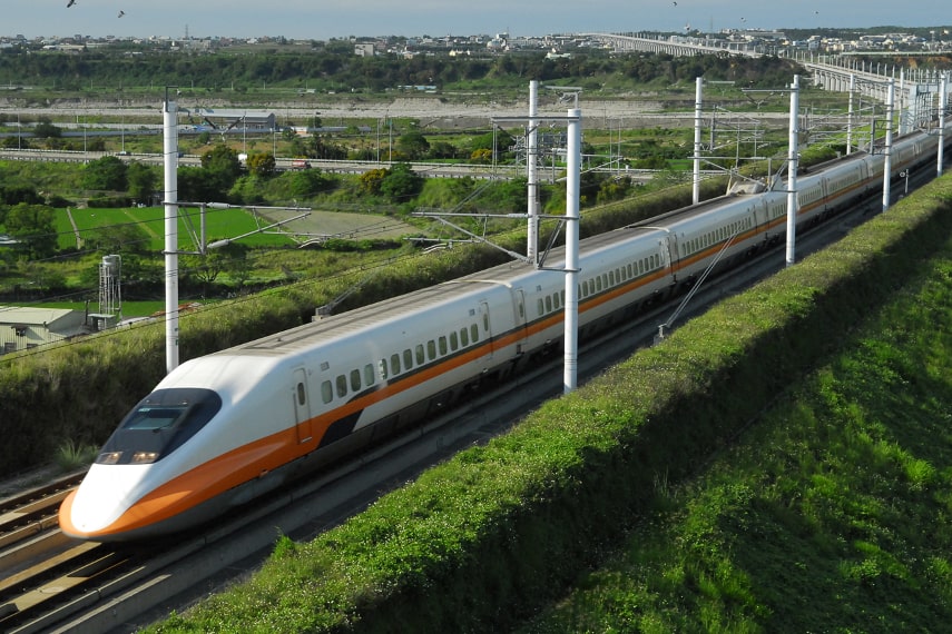 Bullet train in Taiwan