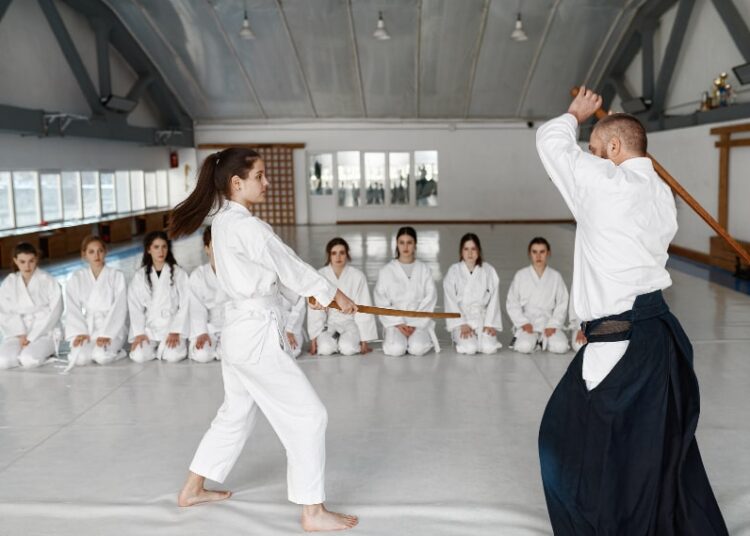 Observe the martial arts