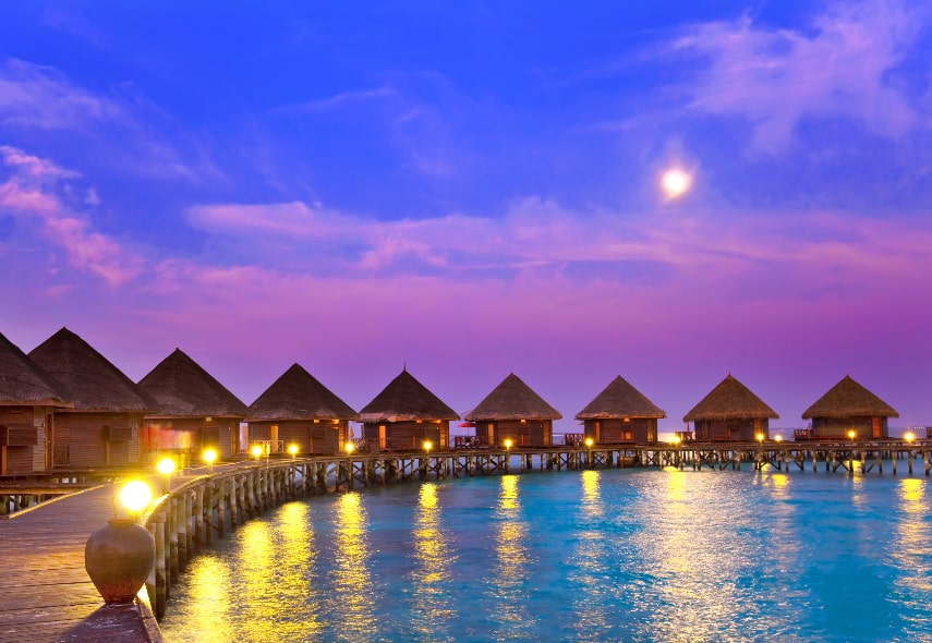 Stay in the Maldives in August