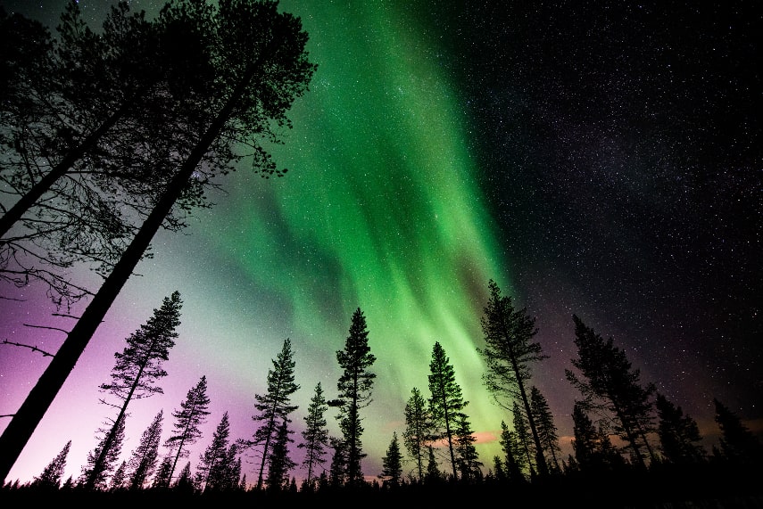 Rovaniemi, Finland a best place to see northern lights