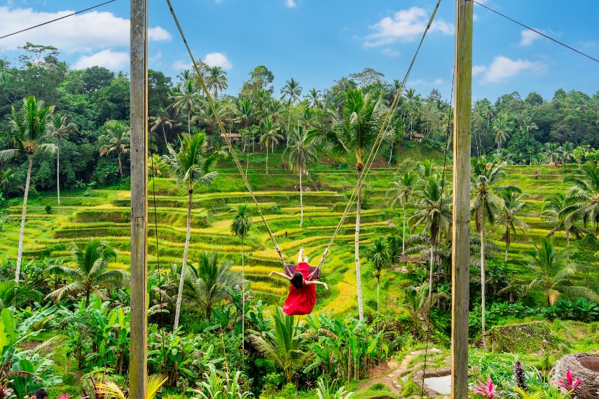 Bali a best warmest long haul destination in July