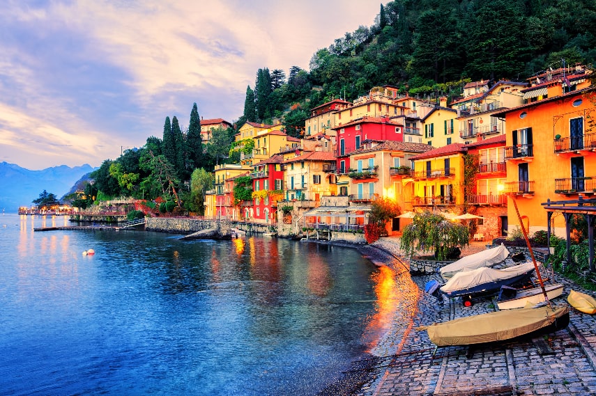 Lake Como a best holiday destination in Italy for couples