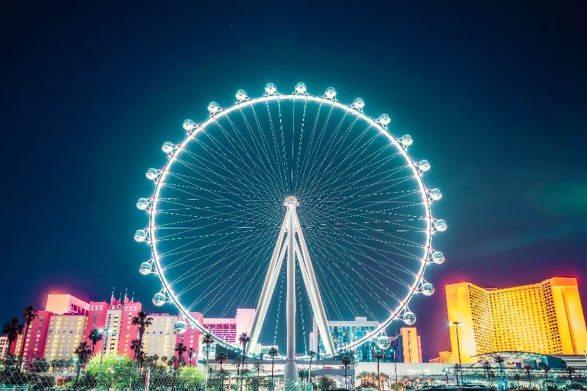 Las Vegas a best warmest destination in July