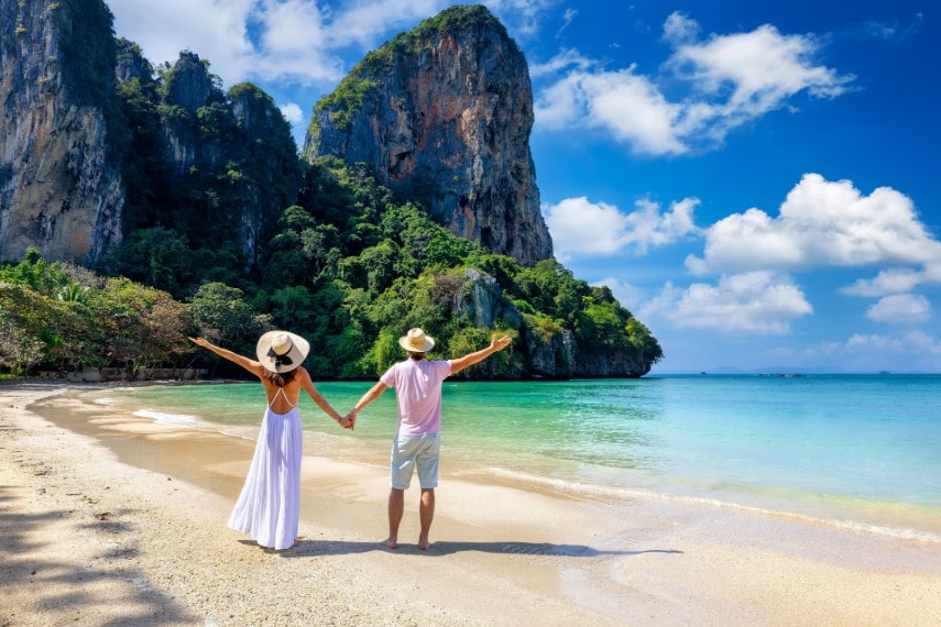 Railay beach, Krabi islands, Thailand