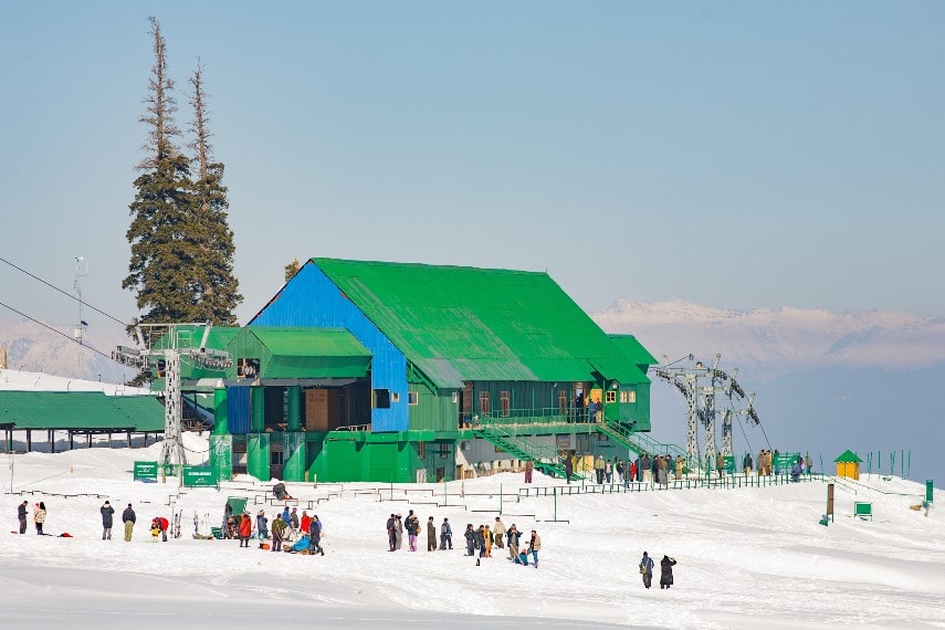 Skiing at Gulmarg