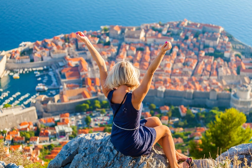 Dubrovnik a warmest place in July in Europe