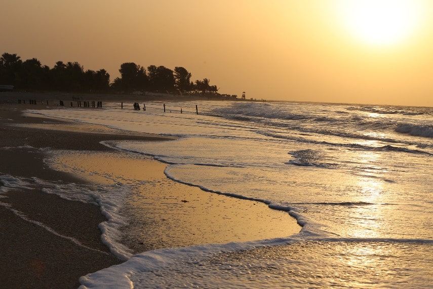 The Gambia beach