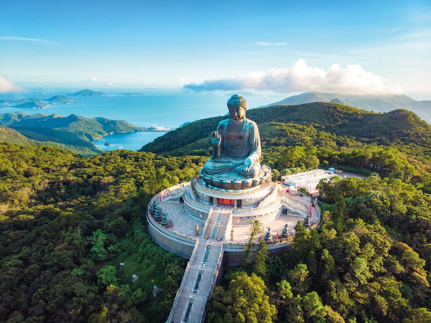 Visit the Tian Tan Buddha and see the famous giant Buddha statue.