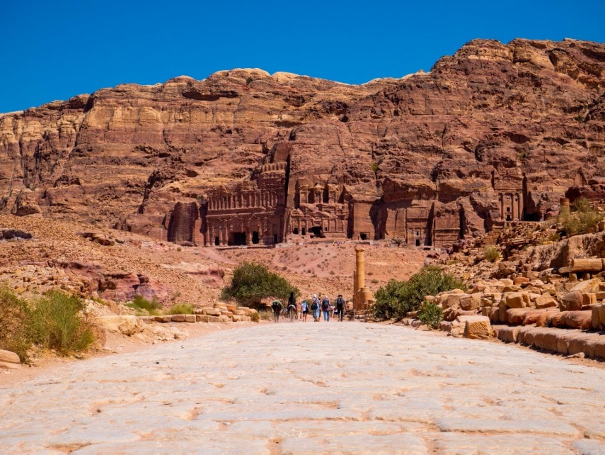Historic site of Petra, Jordan