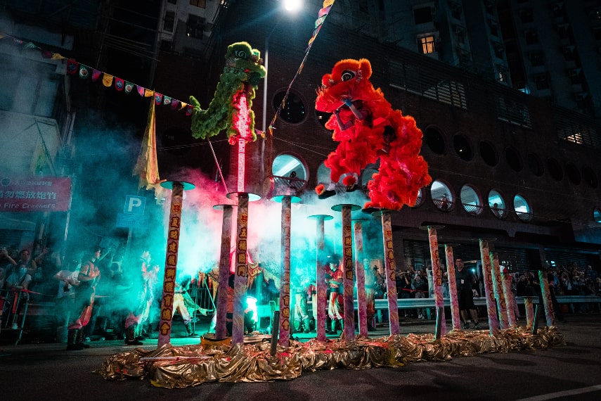 Watch the Tai Hang Fire Dragon Dance