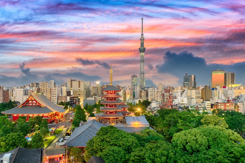 Stay in Japan in October