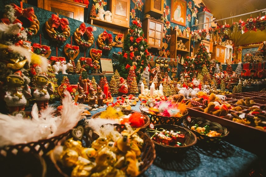 Strasbourg christmas market in France