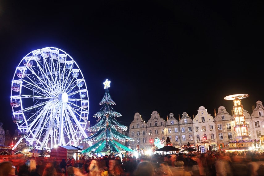 Arras christmas market in France