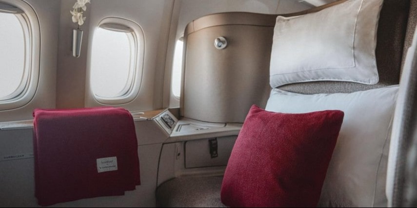 First class on cathay pacific