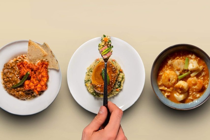 Cathay pacific inflight dining