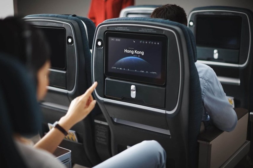 Cathay Pacific inflight entertainment