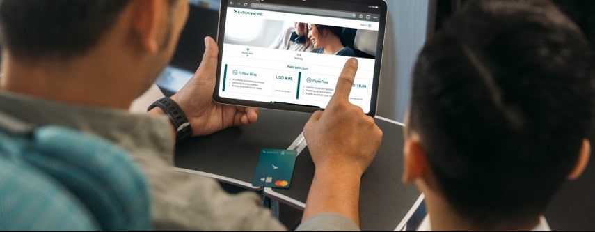 Cathay pacific inflight wi-fi
