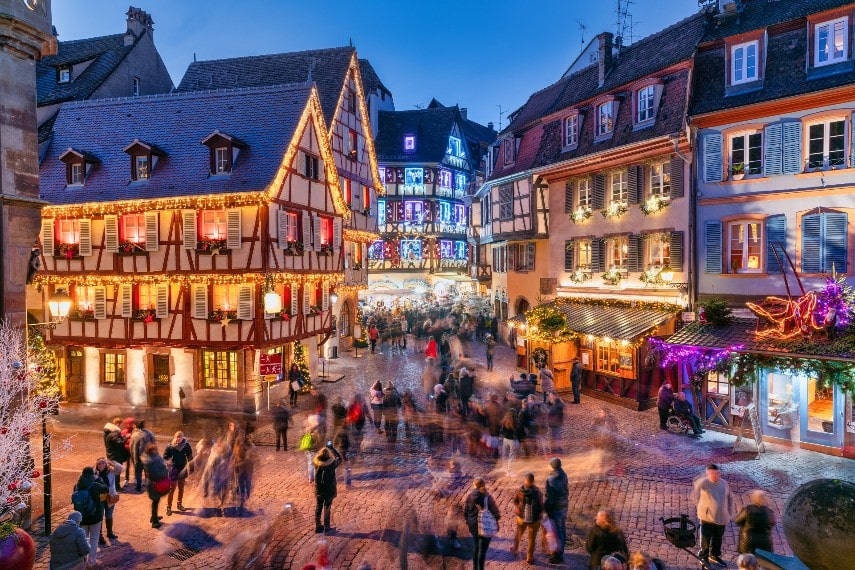 Colmar is good for  christmas market 