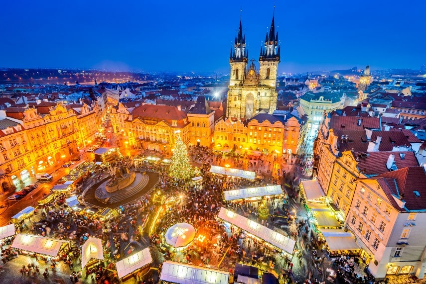Decoration at Prague christmas market