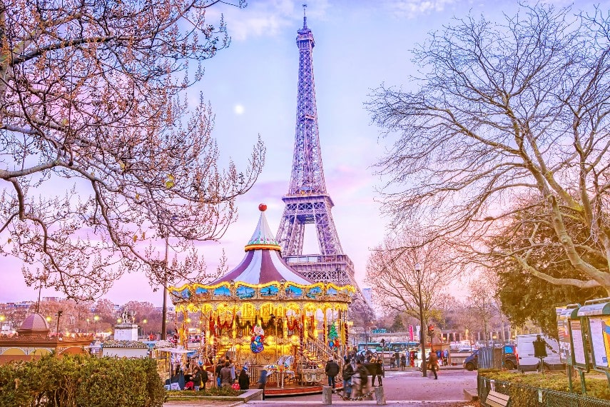 Paris christmas market