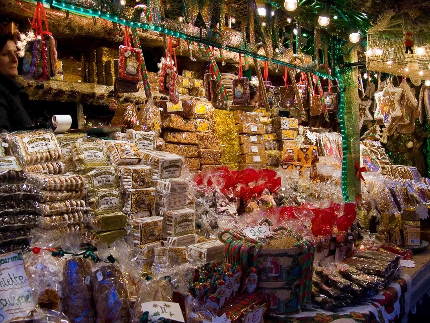 Reims christmas market in France