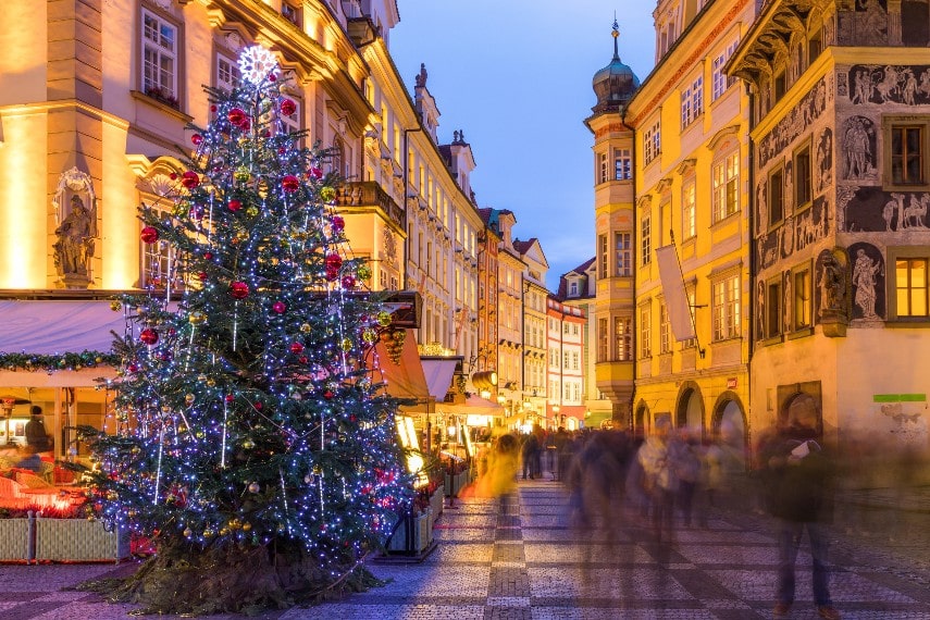 Republic sqaure in Prague christmas market