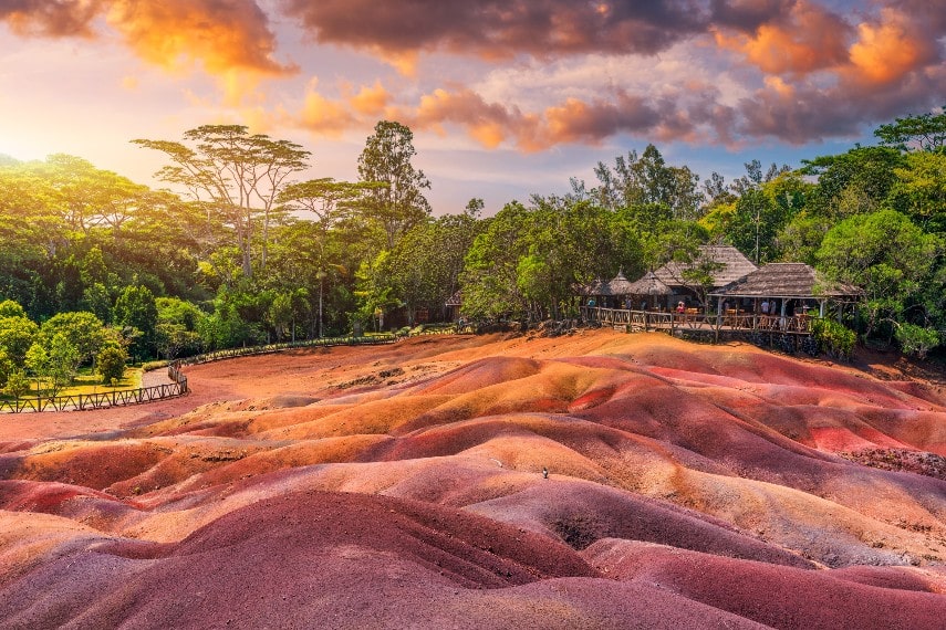 Visit Mauritius chamare seven coloured earths