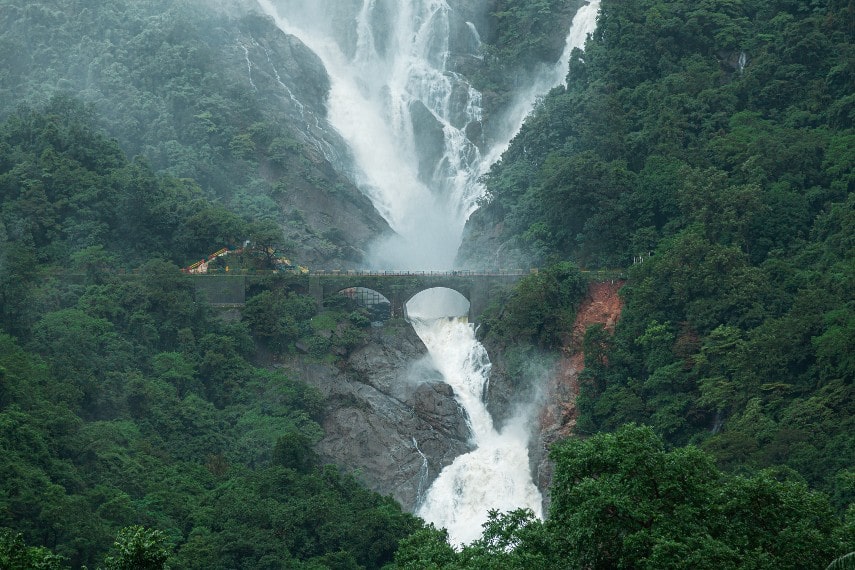 Dudhsagar waterfall, Goa, India