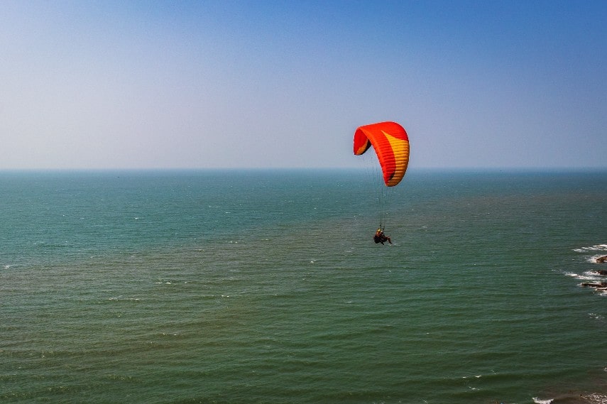 Paragliding In Anjuna, Goa