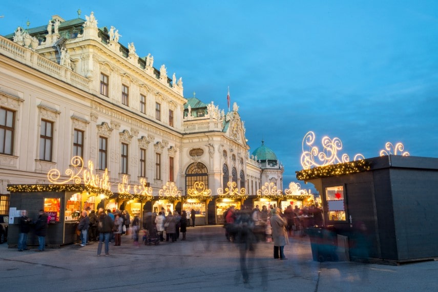 Belvedere palace christmas market