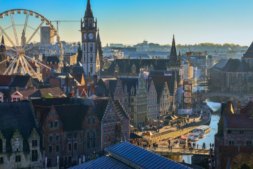 Gravensteen christmas market, Ghent