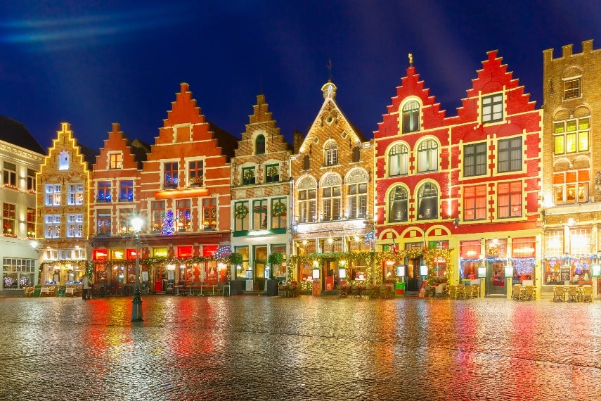 Lights and decorations, Bruges