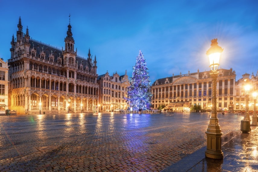 Place de la bourse christmas market
