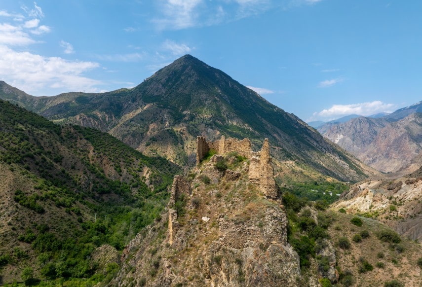 Sapaca Castle in Uzundere, Erzurum